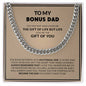 To My Bonus Dad | Thank You - Cuban Link Chain