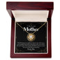 To My Wonderful Mother | I Love You - Love Knot Necklace