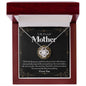 To My Wonderful Mother | I Love You - Love Knot Necklace