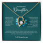 To My Beautiful Daughter | I Will Always Love You - Forever Love Necklace