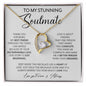 To My Stunning Soulmate | Love You, Forever & Always - Forever Love Necklace